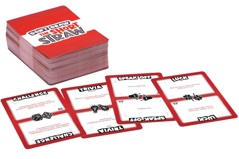 Pressman Don't Draw The Short Straw - A Game of Knowledge, Luck and Guts - Image 4